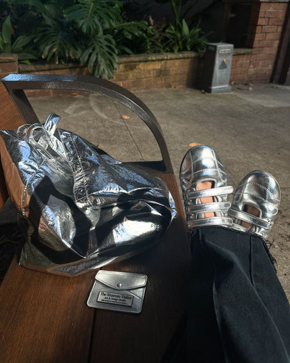 DEINET MOZZI SHOES IN SILVER