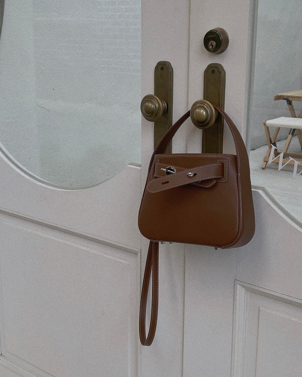 [100%牛皮] THE OFTN TILT / TEDDY BROWN S