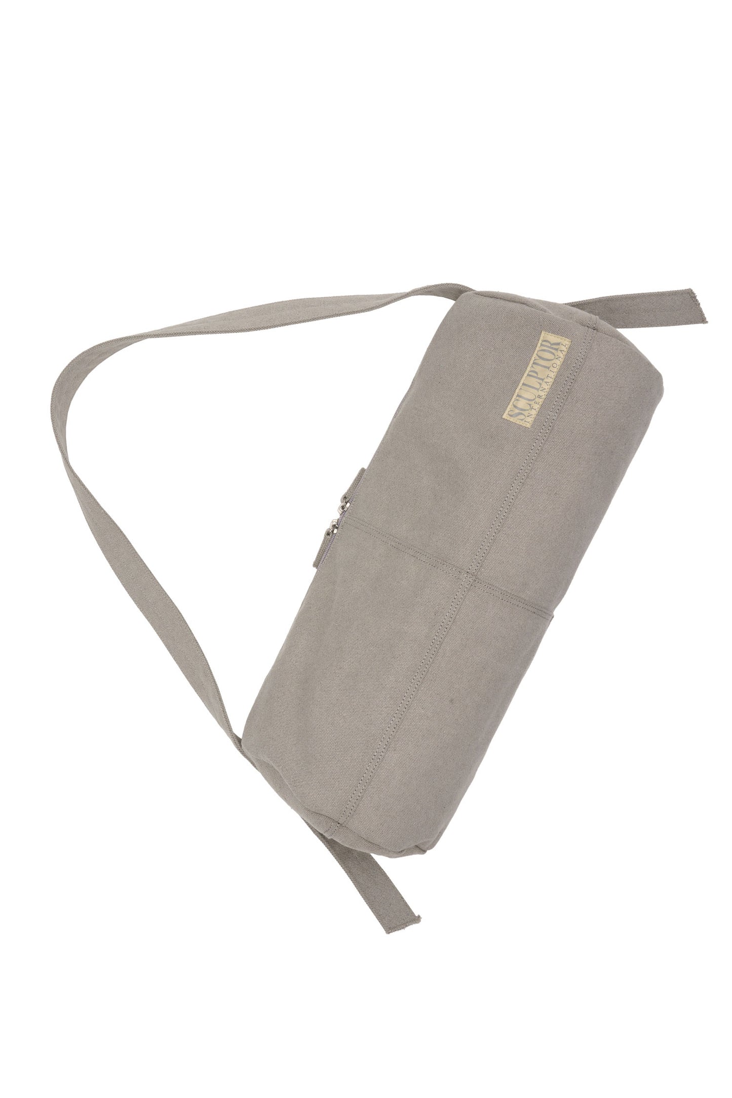 Sculptor Vintage Canvas Duffel Bag - Pale Gray