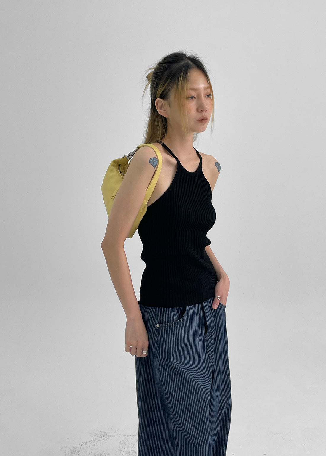 [韓國製造🇰🇷] Morina Linen Summer Halter Neck Knit / 3colors