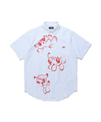 niceghostclub baby guardians stripe big big half shirt [2colors]