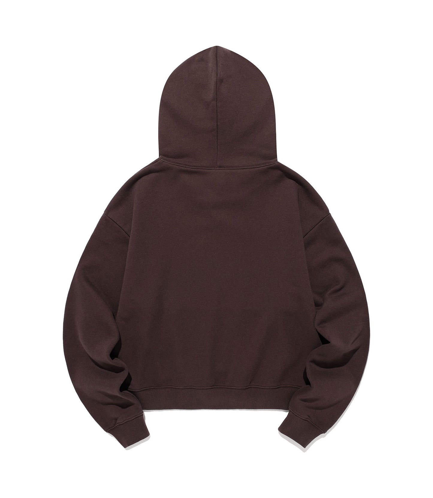 MOSAIC 3STAR CROP HOODIE [BROWN]