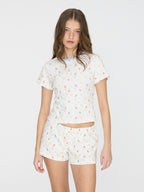 GLOWNY WILD BUTTON SHORTS / 4PATTERNS