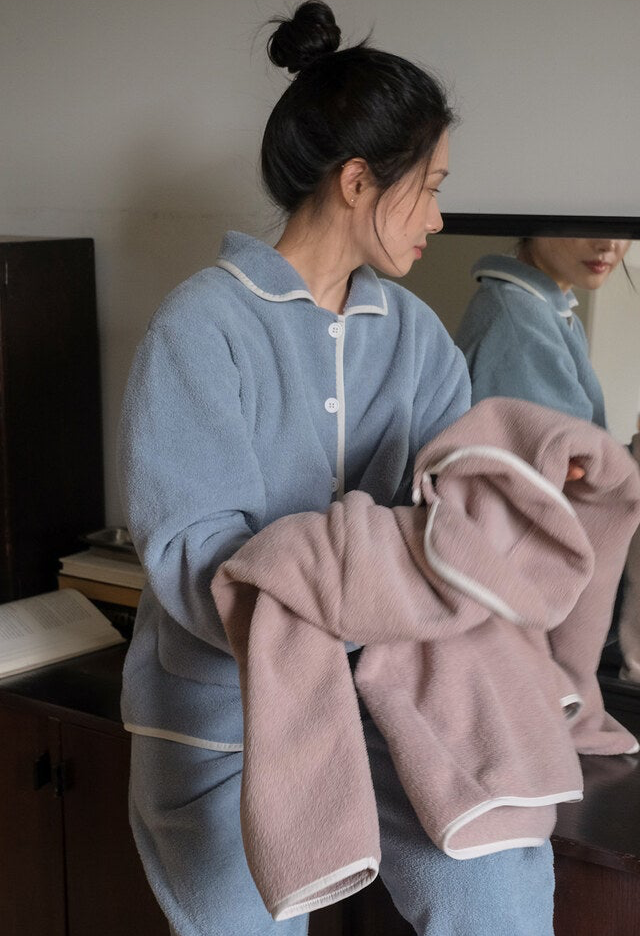 [韓國售出7000+⭐️] J'eu Dewey Sleep Jogger Pajama Set 6colors