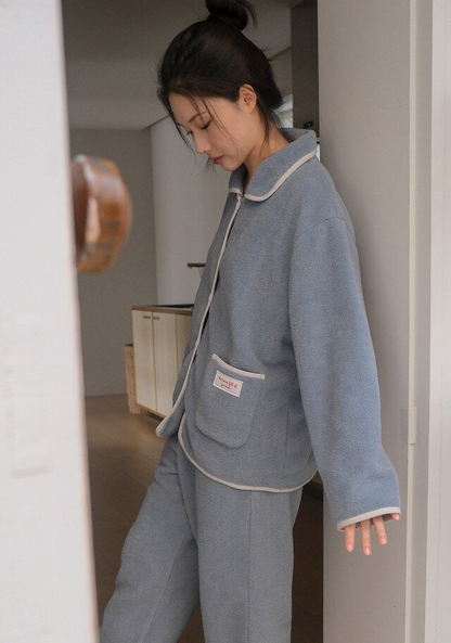 [韓國售出7000+⭐️] J'eu Dewey Sleep Jogger Pajama Set 6colors