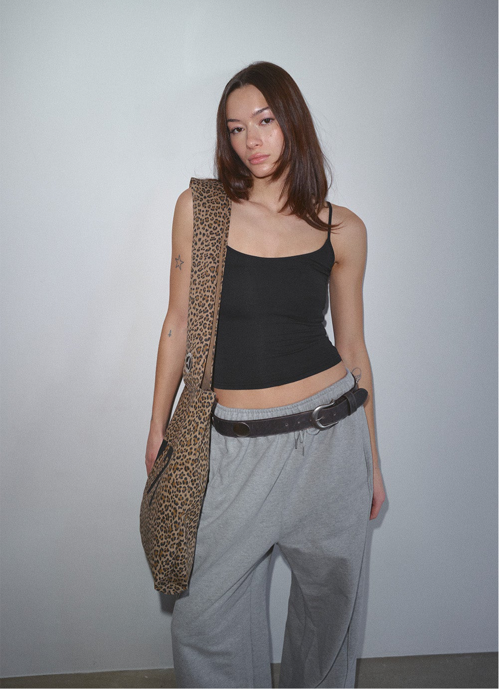 HIETA 777ANGELS BAG / BEIGE LEOPARD