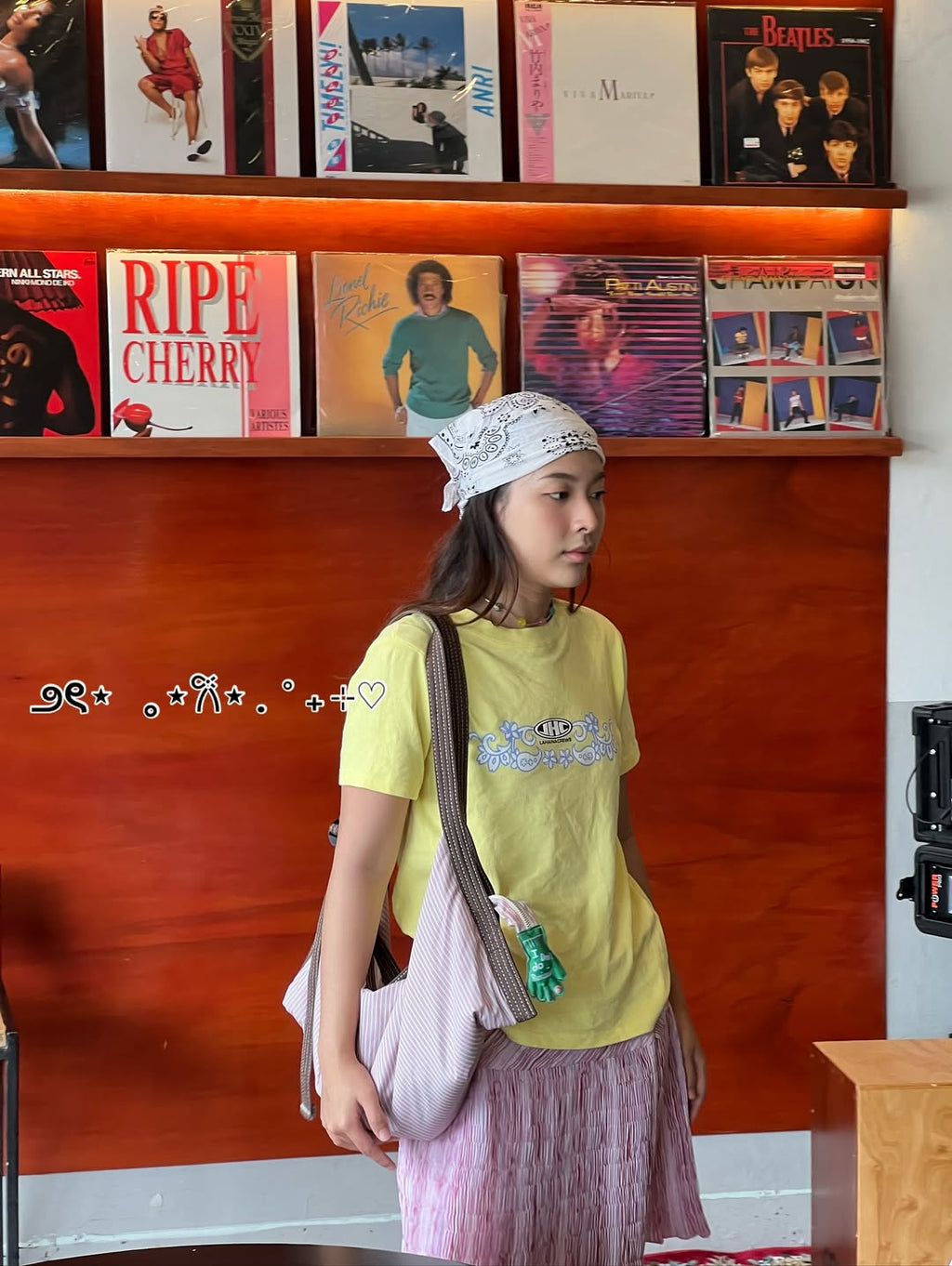 [香港現貨✨] [官方代理] Dachshund Bag - Apricot Strippy