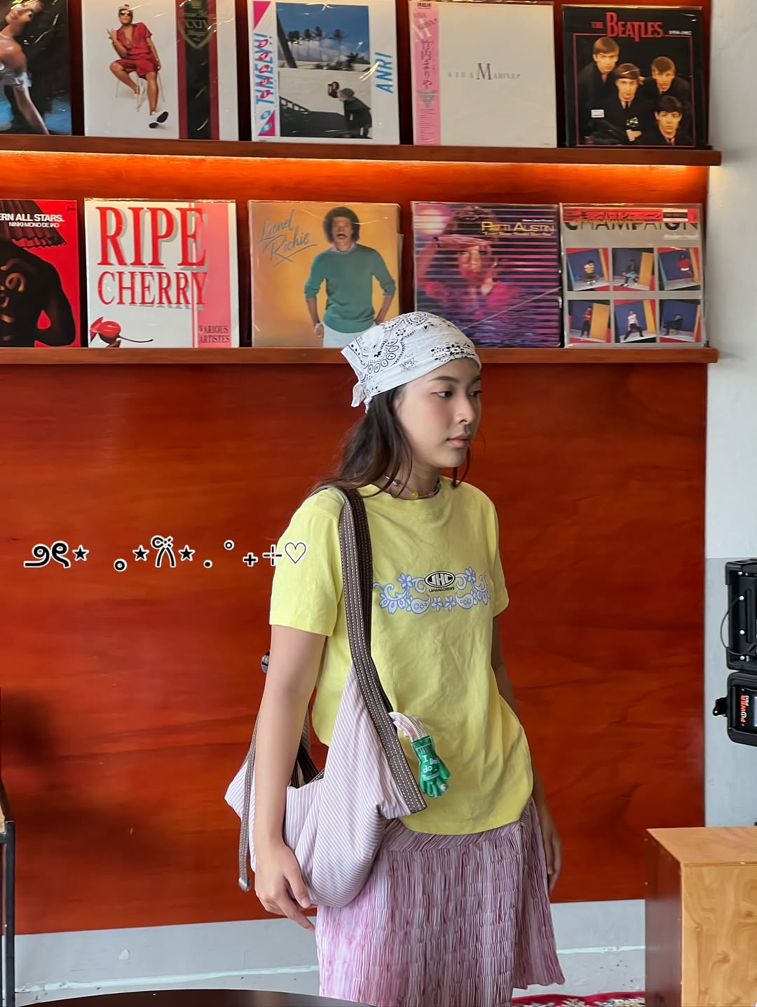 [香港現貨✨] [官方代理] Dachshund Bag - Apricot Strippy