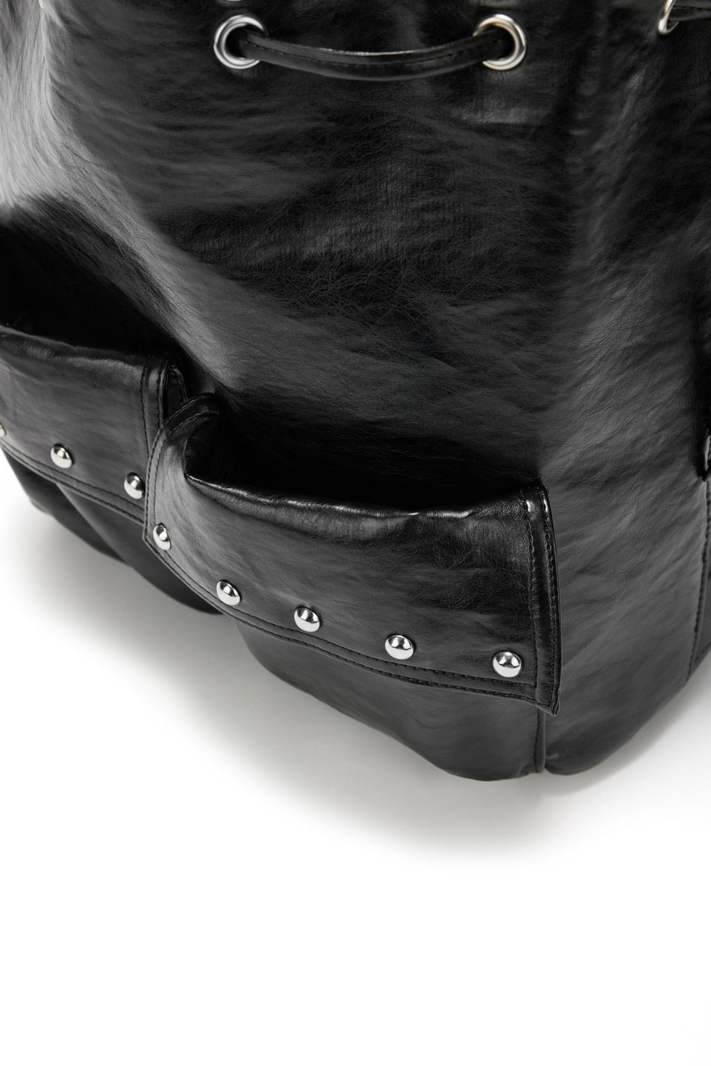 DEINET 5-WAY STUD POCKET MULTI BAG IN BLACK