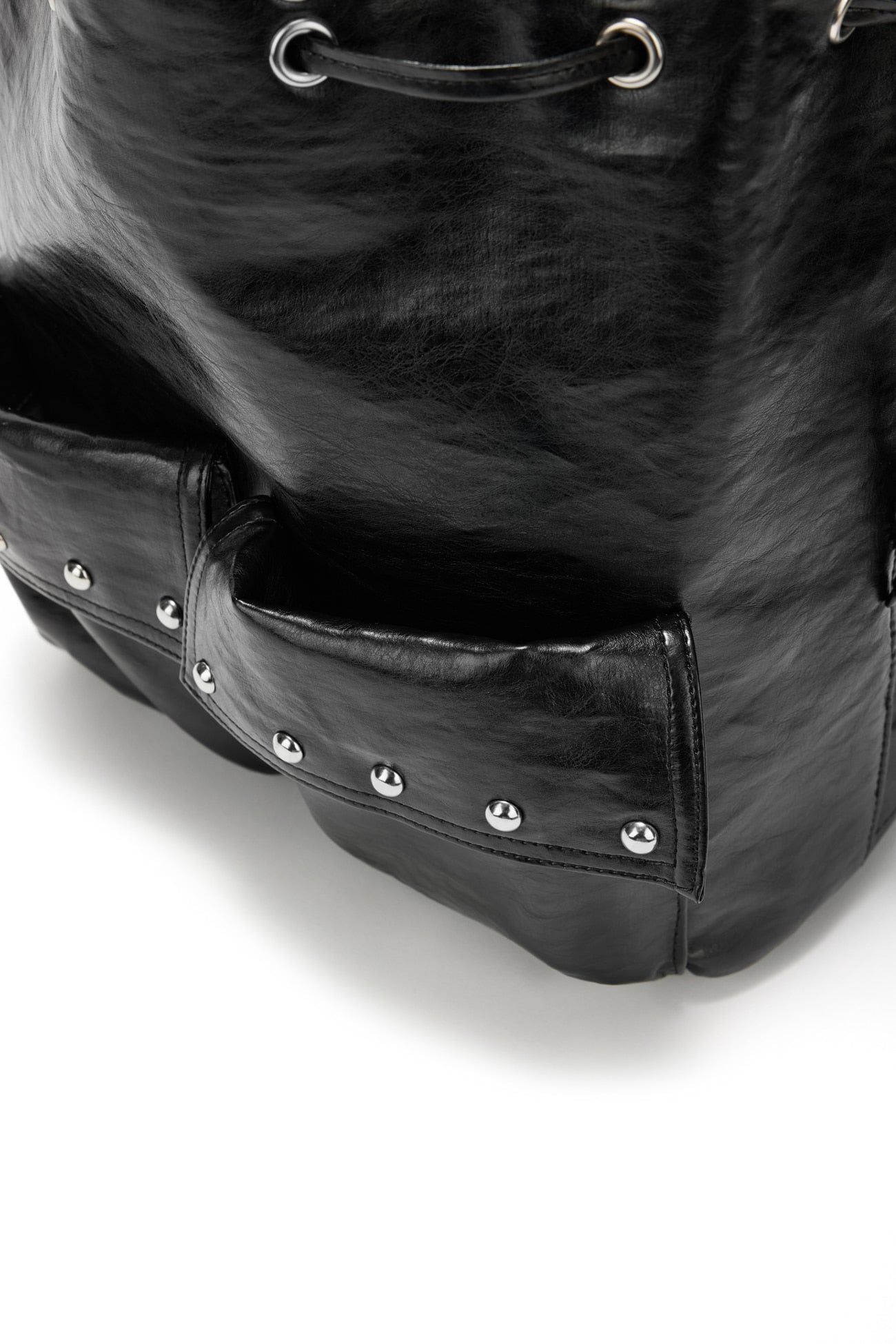 DEINET 5-WAY STUD POCKET MULTI BAG IN BLACK