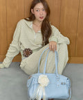 LETERIE BELTED SERA BAG_SKYBLUE