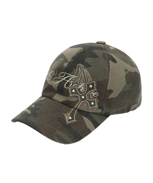 CROSS PATCHED WING BALLCAP_CAMO