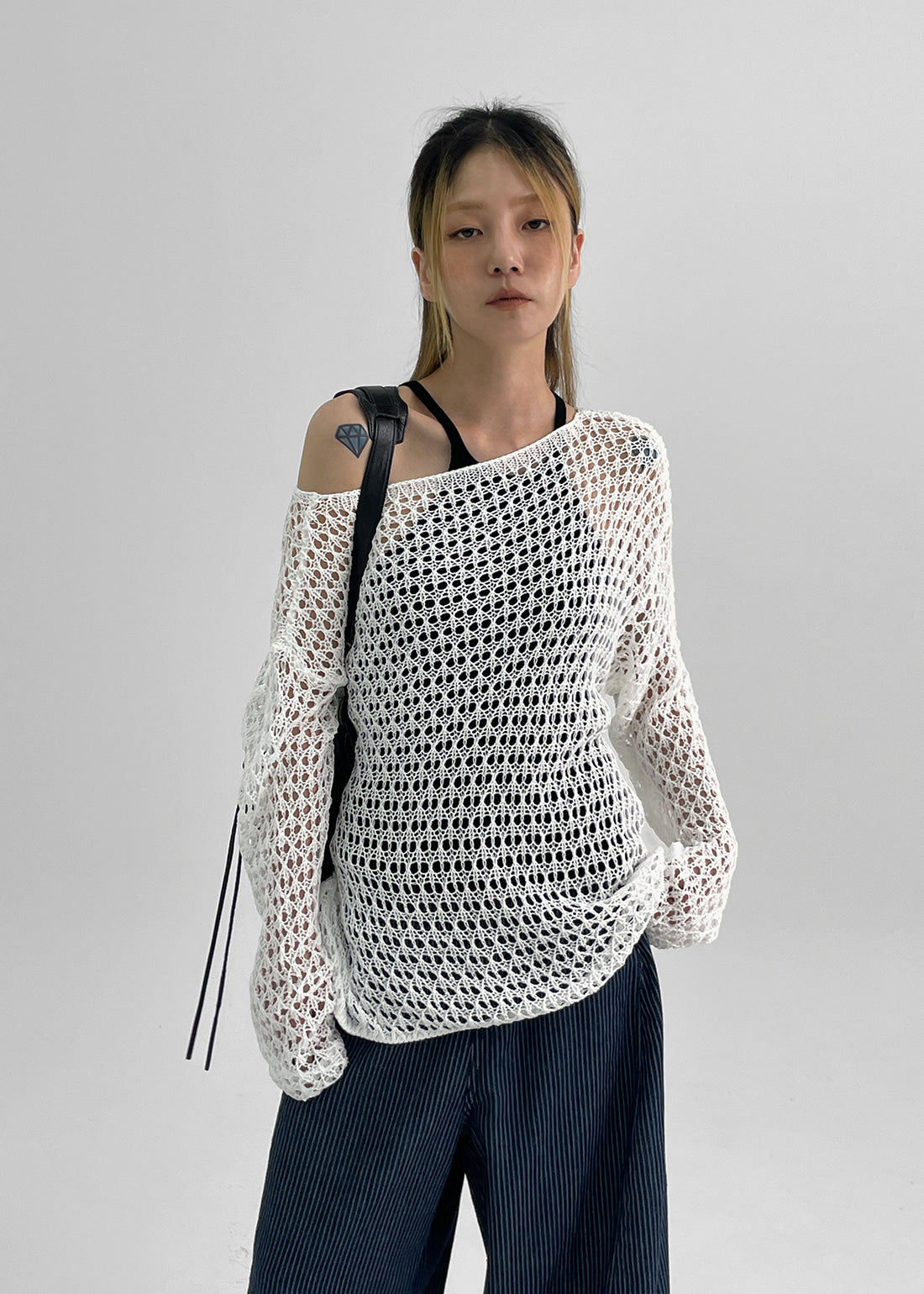[韓國製造🇰🇷] Morina Linen Summer Halter Neck Knit / 3colors