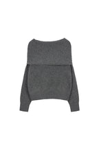 DEINET HUG ME STRING OFF SHOULDER KNIT / 2COLORS