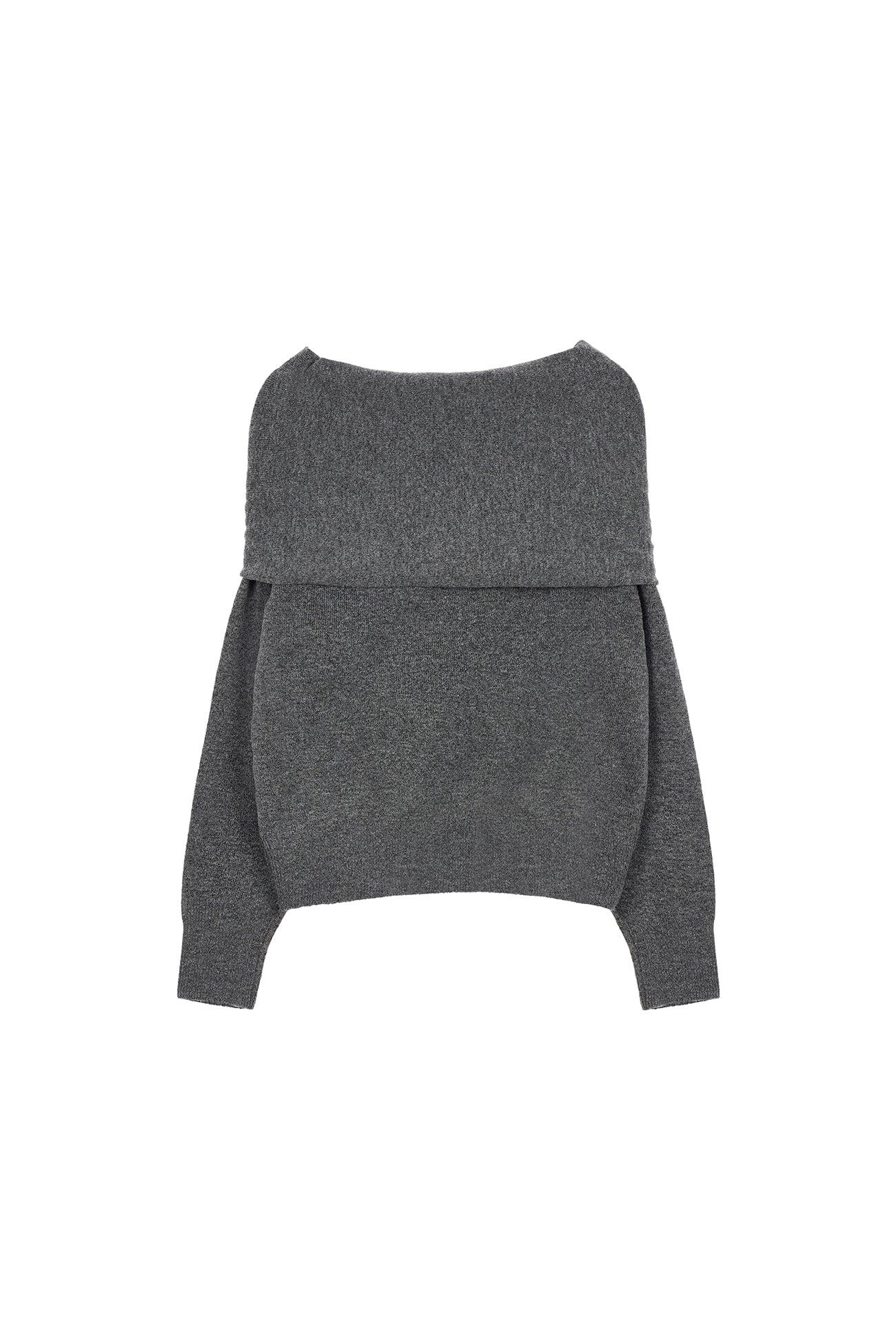 DEINET HUG ME STRING OFF SHOULDER KNIT / 2COLORS