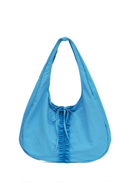 Yeomim frill hobo bag / ocean blue