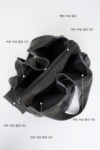 siweol Bow Shoulder Bag / Nubuck Grey