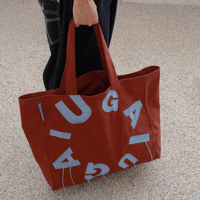 IUGA Big Shopper Bag (Burgundy)