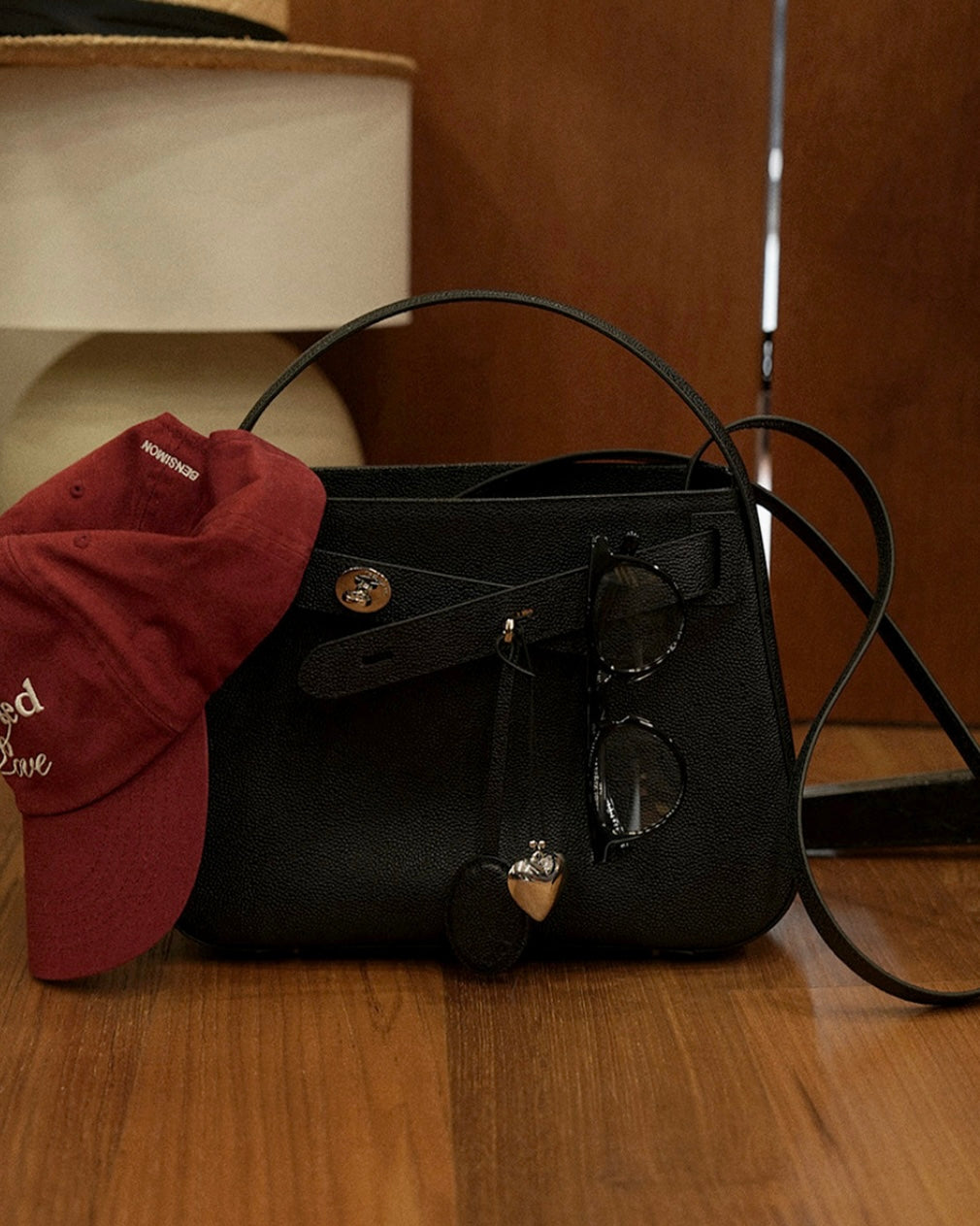 [100%牛皮] THE OFTN TILT BLACK GOLD/SILVER S/M