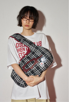 LSC REVERSIBLE STAR SHOULDER BAG (RED)