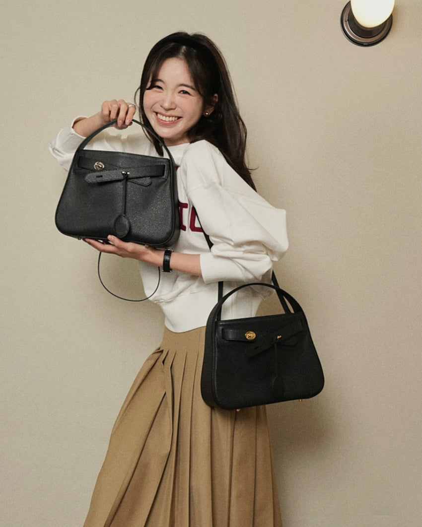 [100%牛皮] THE OFTN TILT BLACK GOLD/SILVER S/M