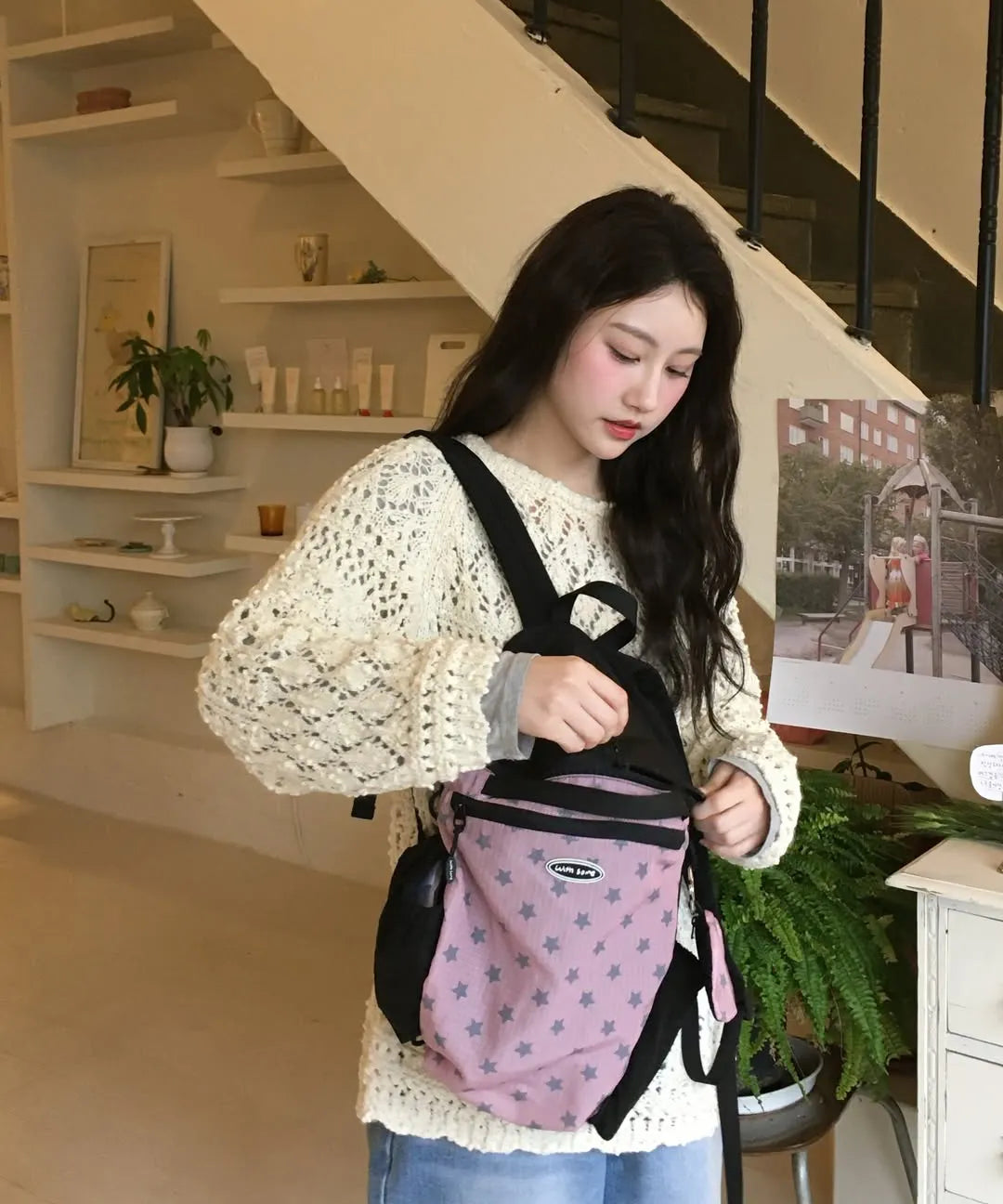 withsome Shine Star Folding Backpack - 4colors