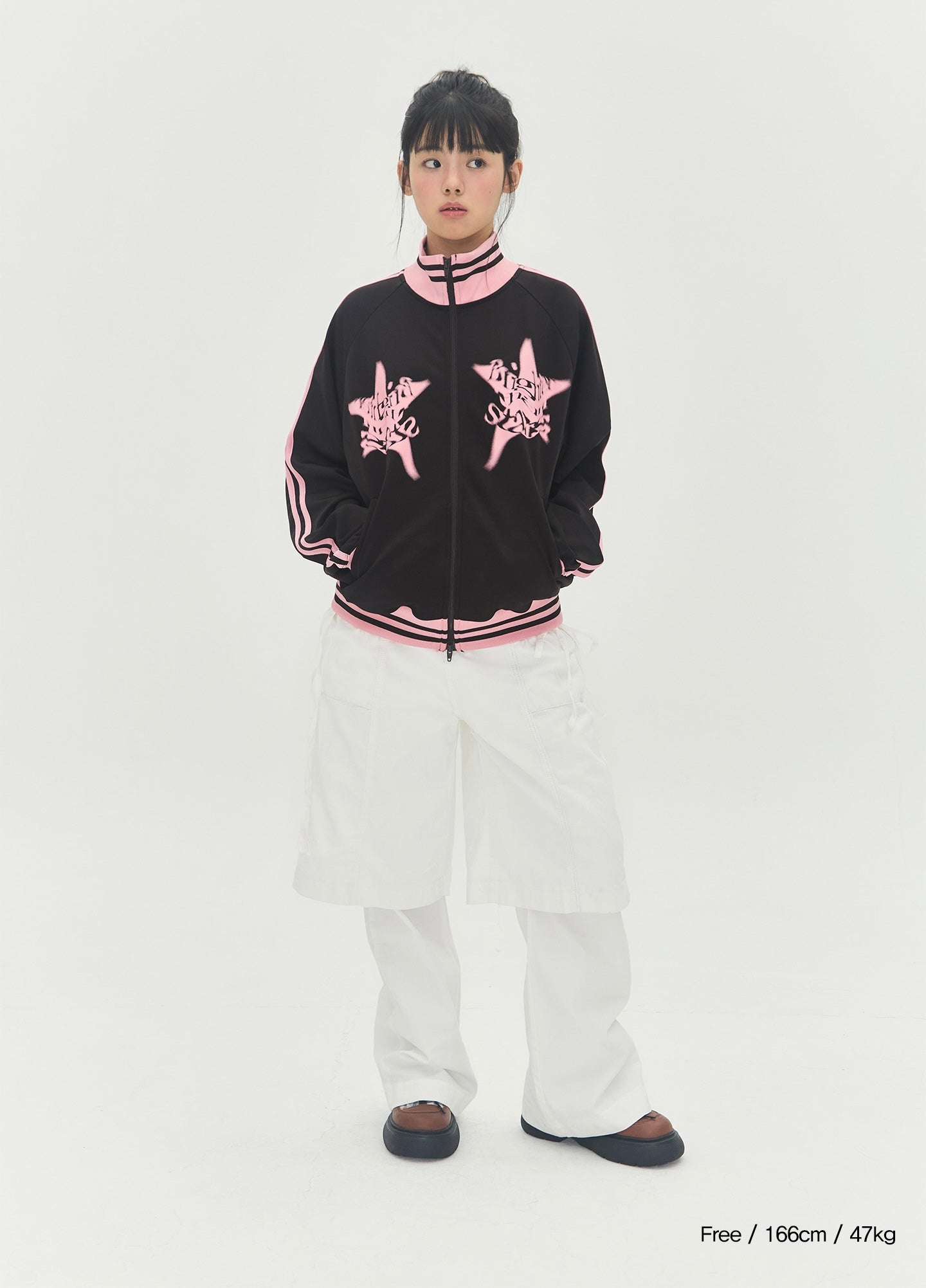 BYEOLBODA GEUDAE TRACK TOP [DEEP BROWN]