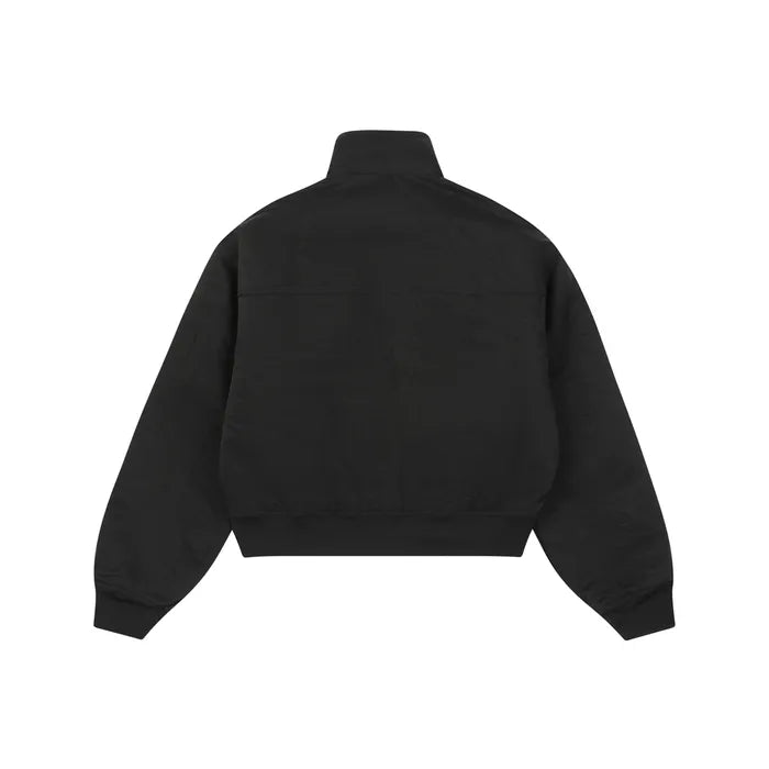 LSC Appliqué Hidden Hoodie Ma-1 Jacket Black