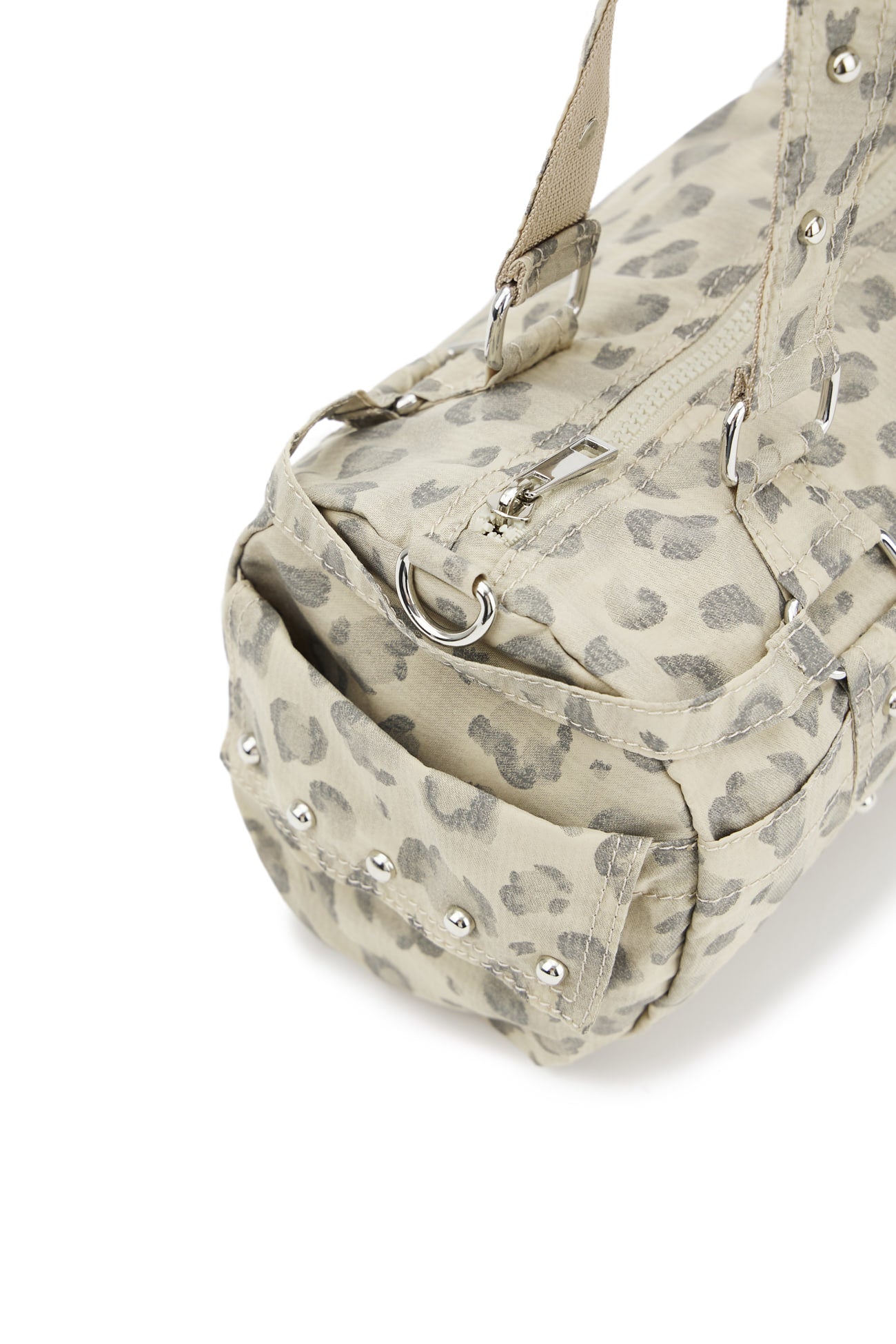 LOGO DUFFLE MINI BAG IN LEOPARD