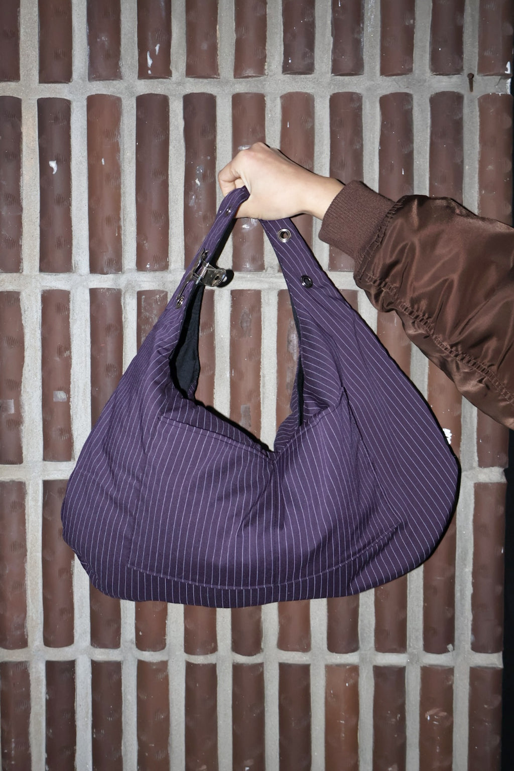 DEPC EYELET JACQUARD BAG