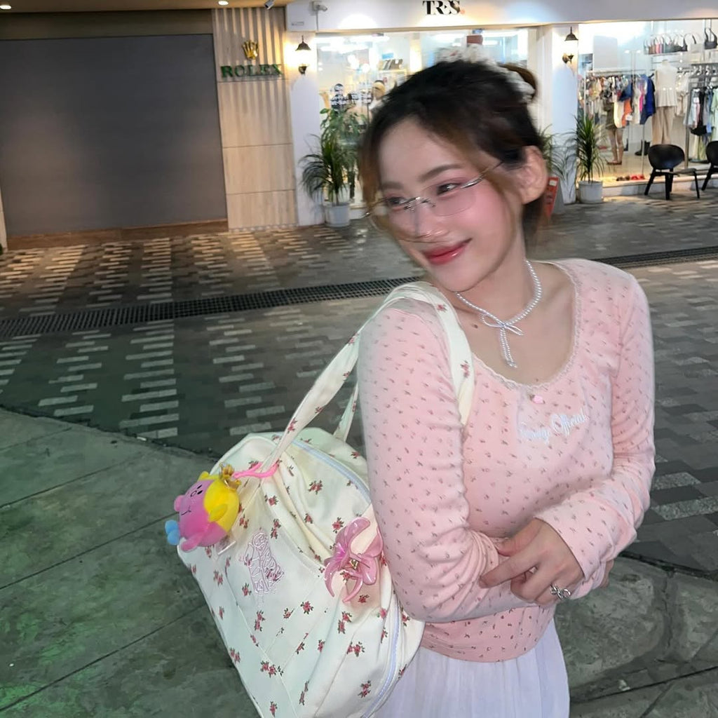 carryme.offical Two Tone Bag / Floral