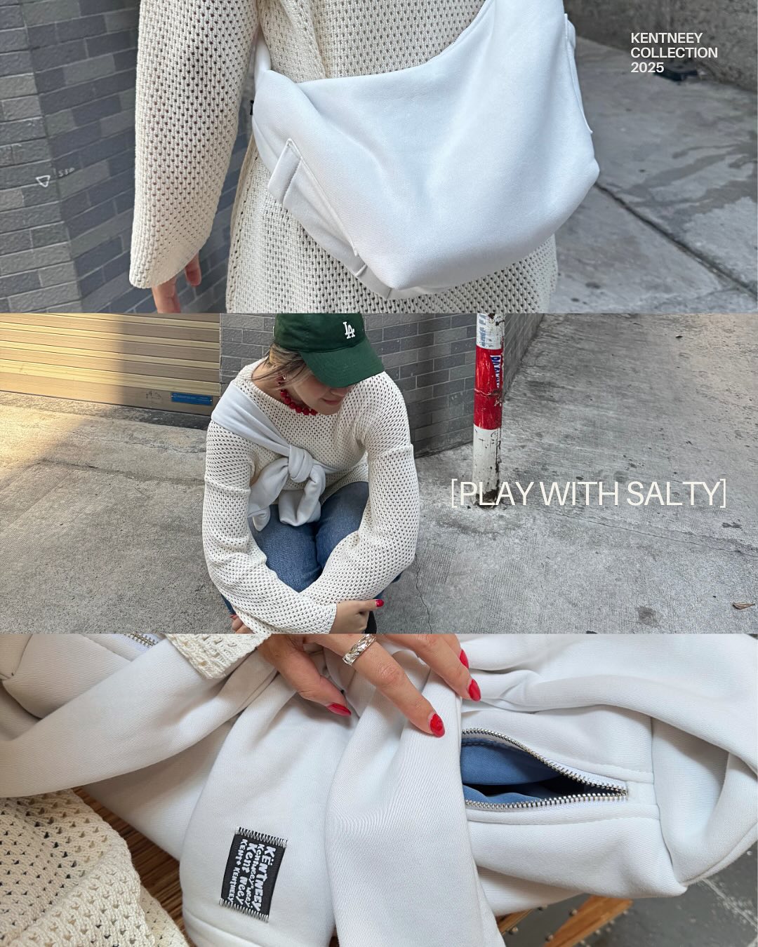 [香港現貨✨] [官方代理💣] KENTNEEY 3-WAY SWEATER DAILY WINDY BAG - SALTY