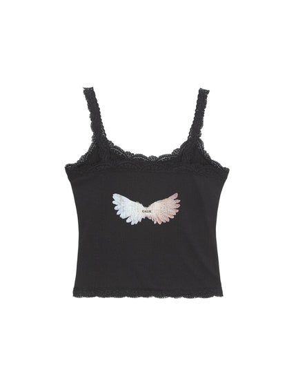 Angle Wings Sleeveless - black