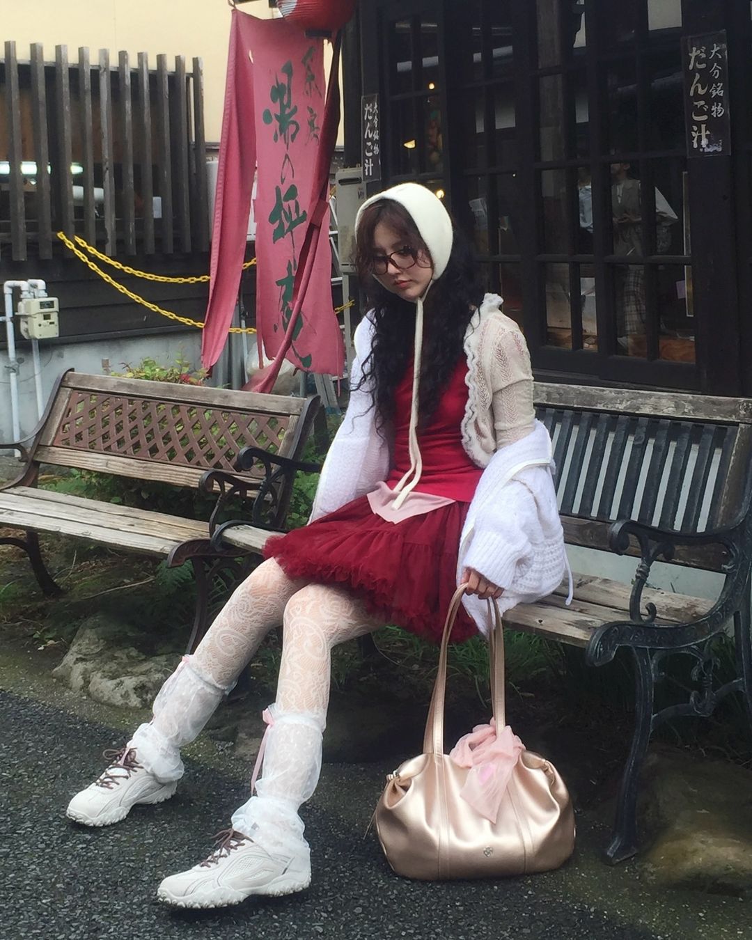 Heeari Aurora Shirring Duffel Bag - Rose Gold