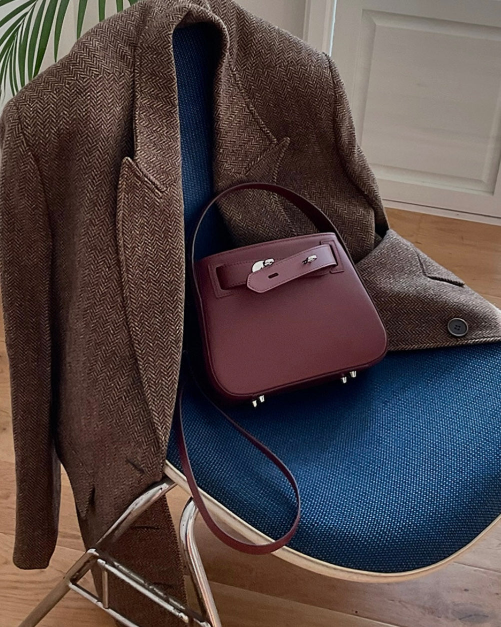 [100%牛皮] THE OFTN TILT / BURGUNDY S