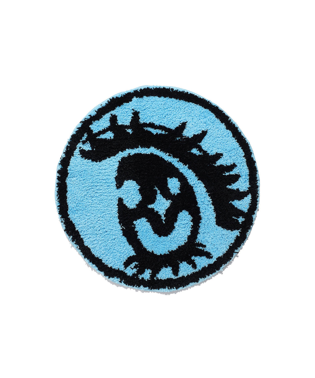 niceghostclub big eye rug mat [blue]