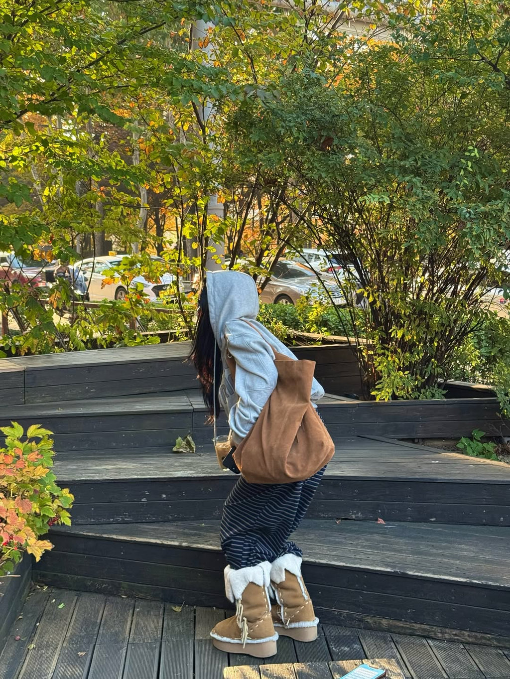 FINDKAPOOR RENTA BAG 45 - SUEDE CAMEL