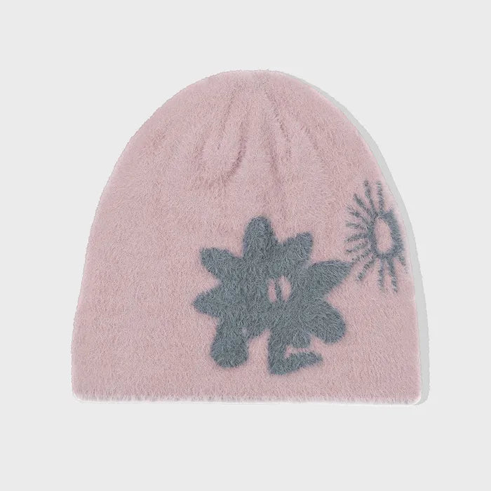 SUNLOVE Cali Shaggy Beanie Pink