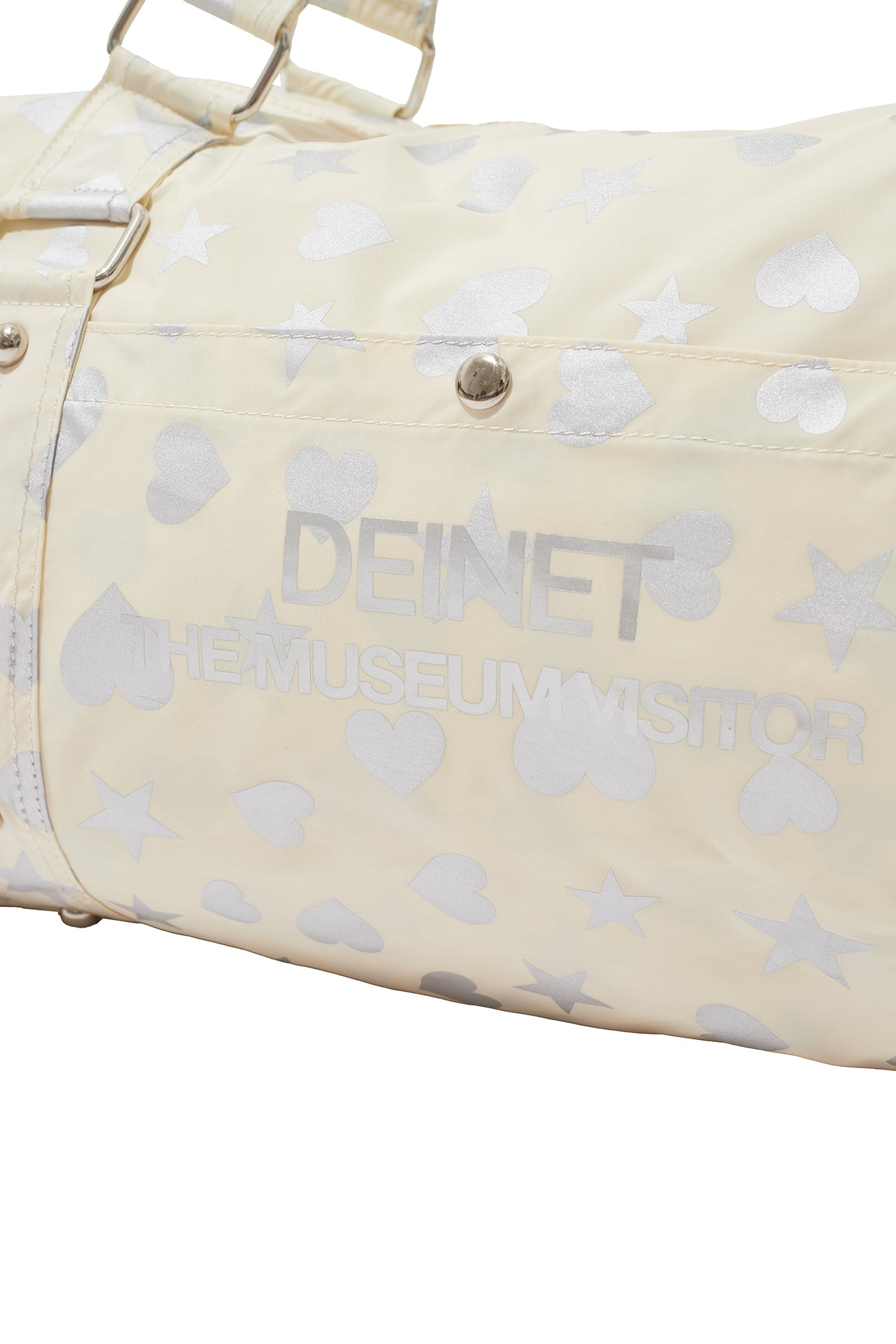 DEINET X TMV HEART STAR DUFFLE BAG IN LEMON