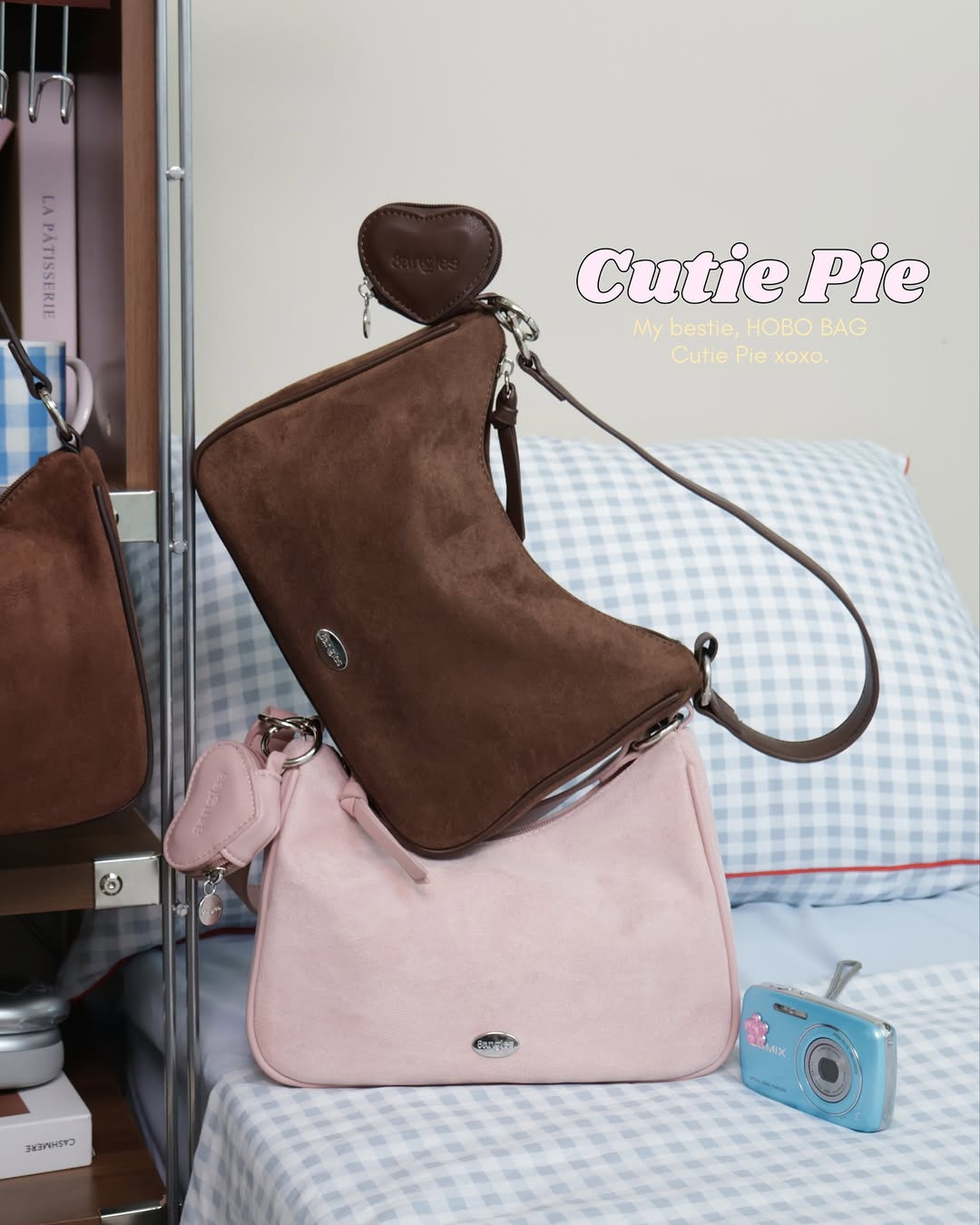 Cutie Pie Hobo Bag (crossbody OK!!) - 16colors