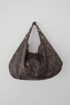 DEPC EYELET LEATHER BAG (BROWN)