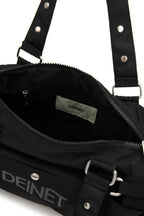 DEINET LOGO DUFFLE MINI BAG IN  BLACK