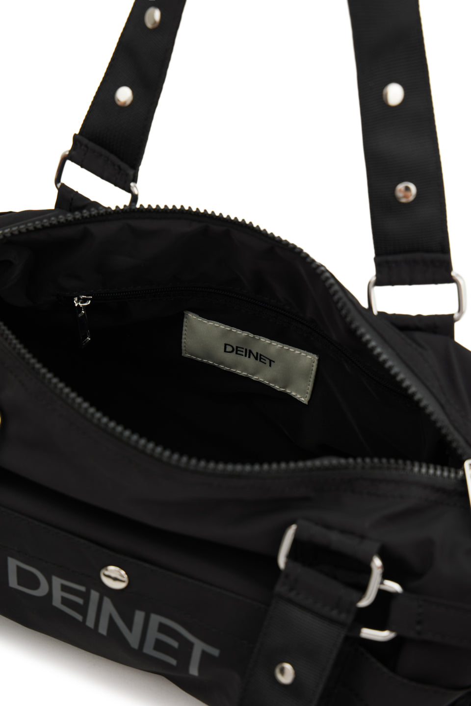 DEINET LOGO DUFFLE MINI BAG IN  BLACK