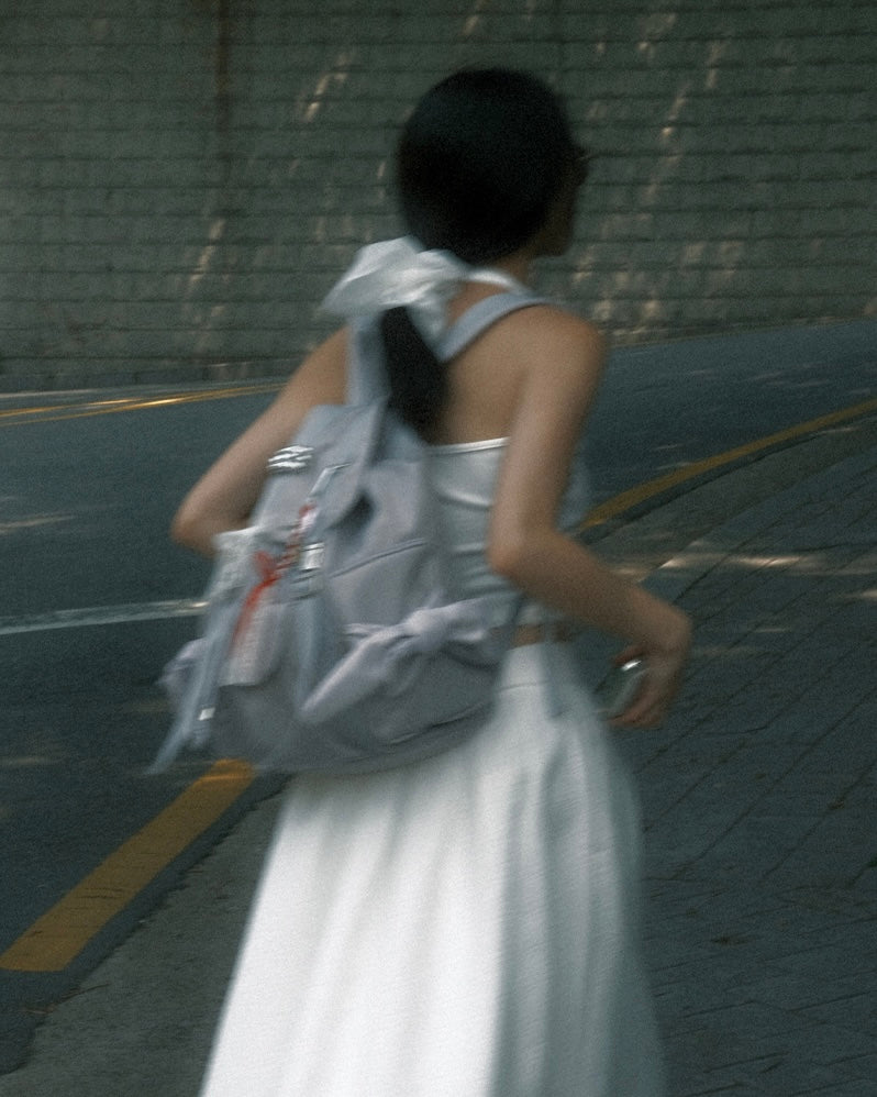siweol Bow Backpack / Nylon Lavender