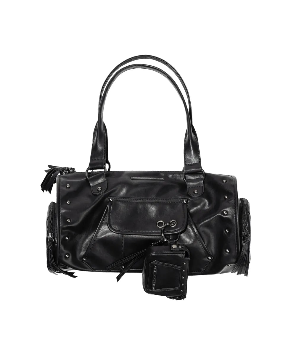 FANCY CLUB VEIL BAG & WALLET (BLACK)