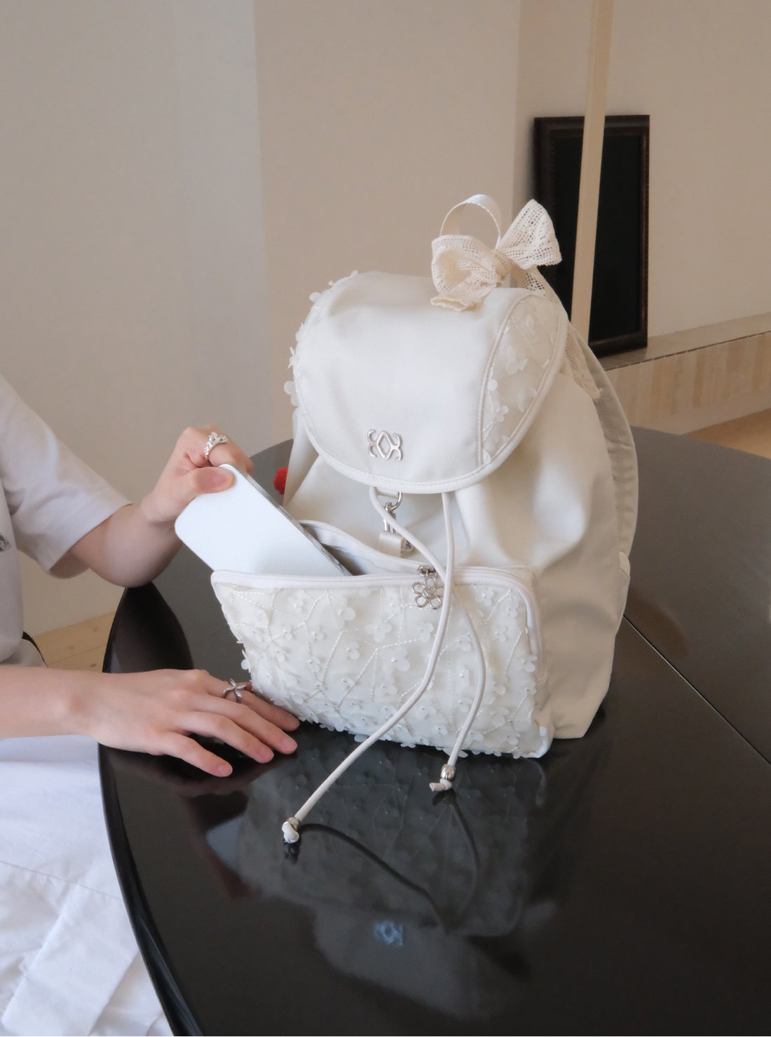 Garden Backpack / Ivory