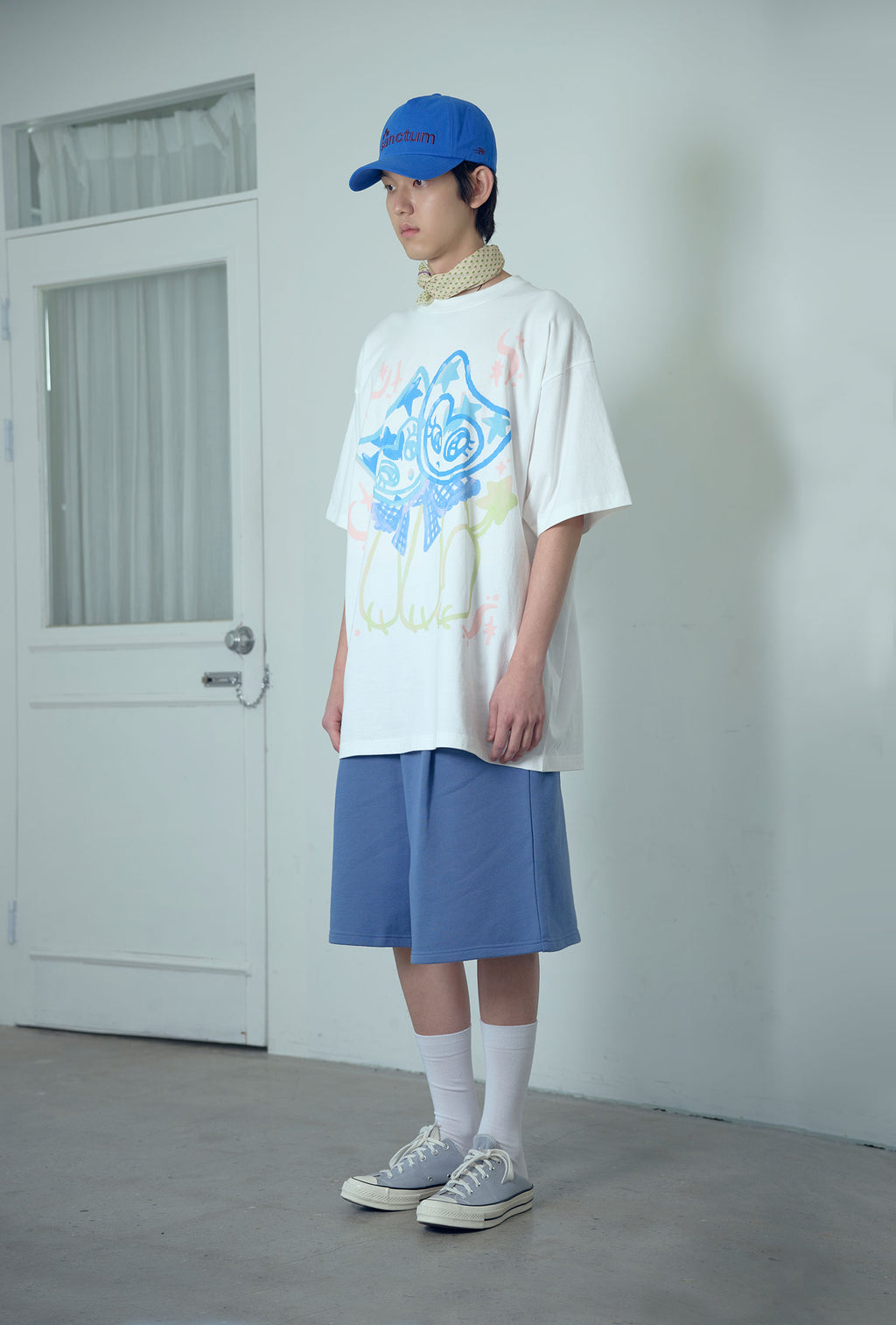 niceghostclub watercolor dolls big big tee [white]