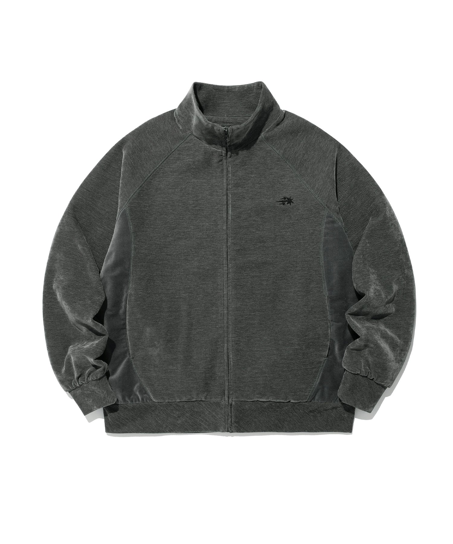 niceghostclub VELOUR TRACK JACKET [GREY]