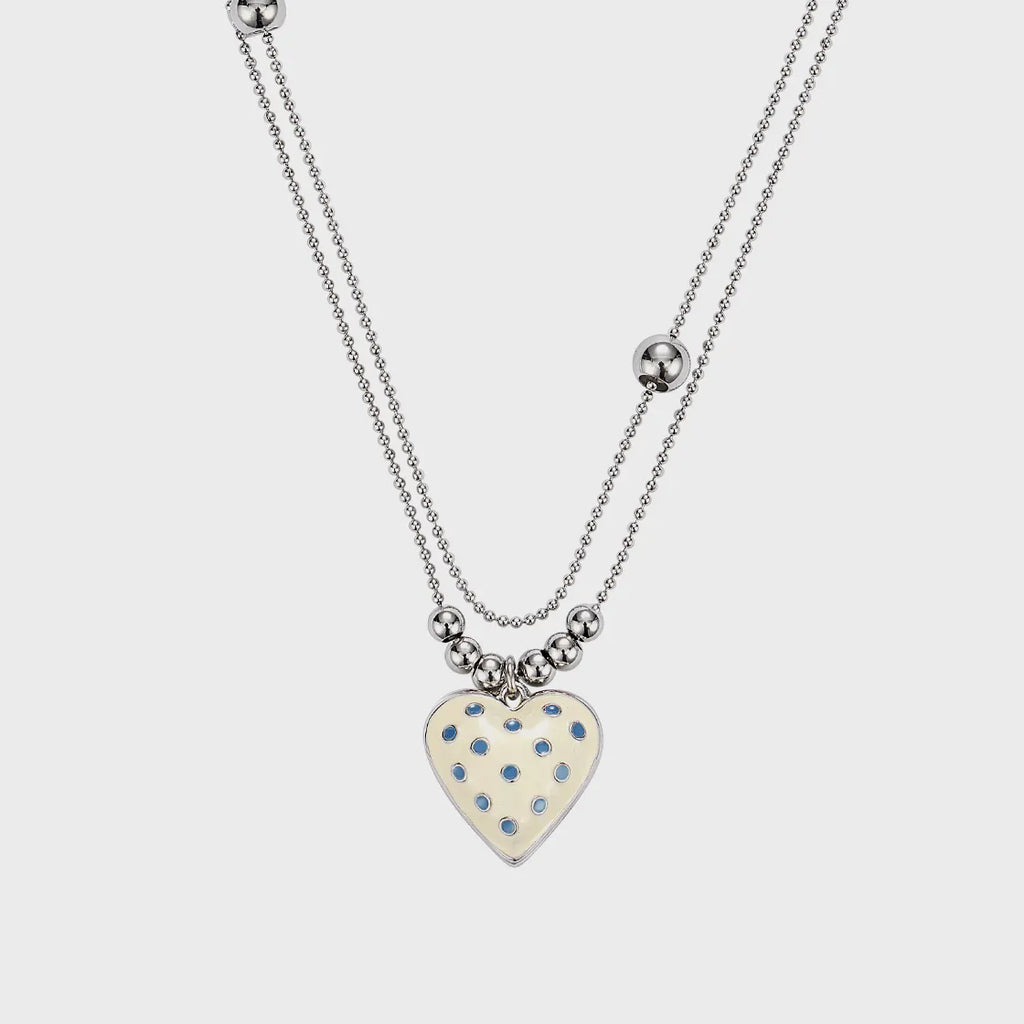 [NFF] Dot Heart Necklace-3colors