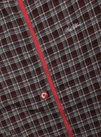 BADBLOOD Reversible Hoodie Windbreaker / Check Red